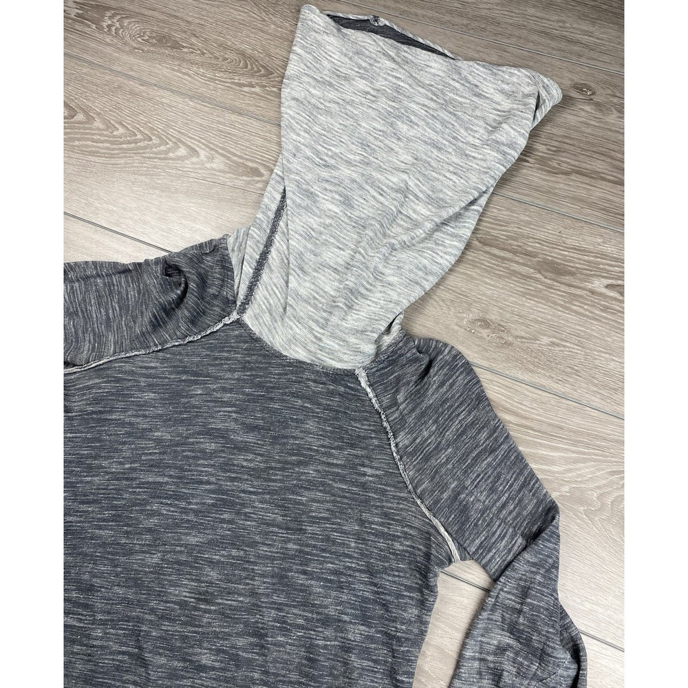 Free People‎ Beach Women's Cacoon Cowl Neck Long Sleeve Sweater Grey Size Large
